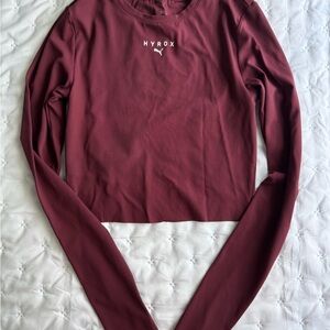 Puma x Hyrox Women's Long Sleeve Top - Burgundy